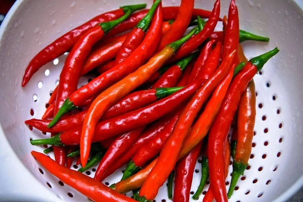 Hot chili for effect
